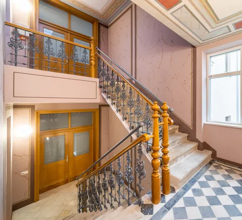 Geländer Treppenhaus Blumenstraße Halle Saale